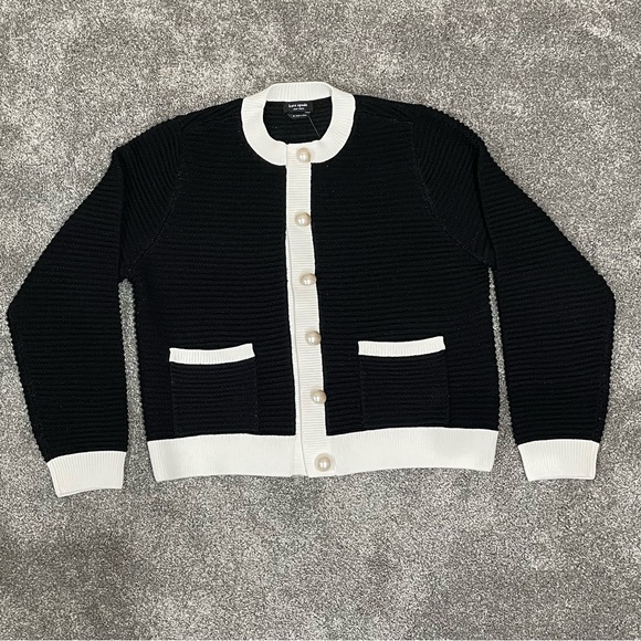 kate spade Sweaters - Kate Spade Colorblock Lady Sweater Jacket